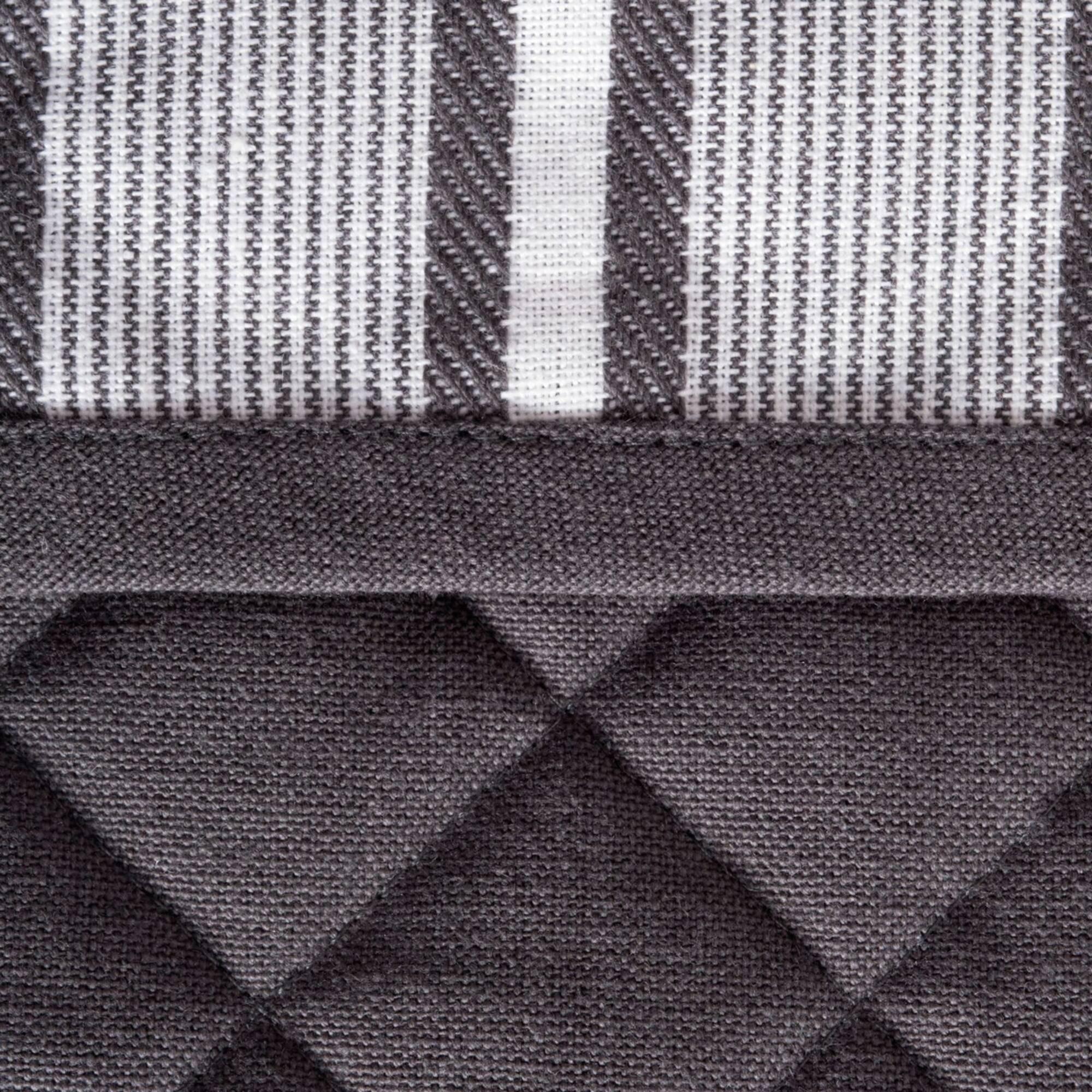 DII® Mineral Gray Stripe Double Oven Mitt